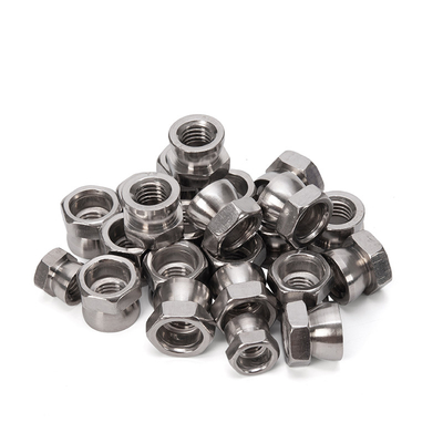 Imperial Measurement System M6 M8 Stainless Steel Hexagonal Anti-theft Security Guardrail Nut with Chrome Plated Finish