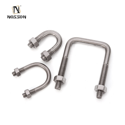 Auto Part Trailer U-Bolt Nut Pipe Clamp in High Strength Stainless Steel DIN Standard M3 M4 M5 M6 M8 M10 M12 M16 M20