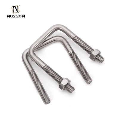 High Strength Stainless Steel M8 Square U Bolt ANSI/ASME Standard for Marine Applications