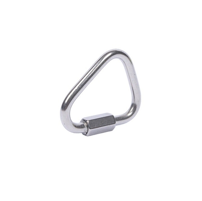 3/8 Inch Quick Link Carabiners Highly Polished Stainless Steel Oval Locking Carabiners Heavy Duty Chain Link Connector