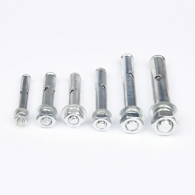 Brown Steel M6 M8 M10 Expansion Anchor Bolt Fix Bolt Shield Anchor With Hex Bolt For Heavy Duty Applications Grey Finish
