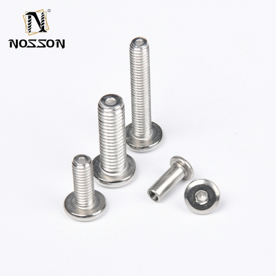 M1.6-M20 ISO Standard Stainless Steel Flat Head Countersunk Hexagon Socket Screw for Furniture Assembly Metric Measurement System