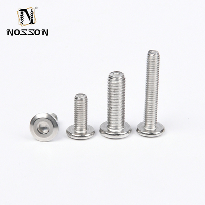 M1.6-M20 ISO Standard Stainless Steel Flat Head Countersunk Hexagon Socket Screw for Furniture Assembly Metric Measurement System