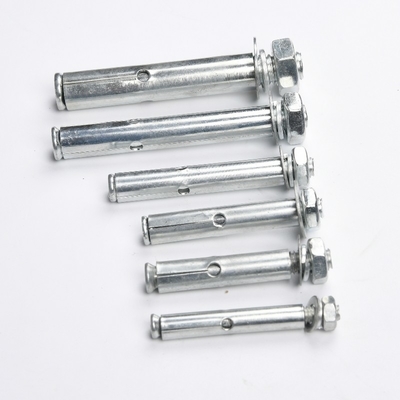 Brown Steel M6 M8 M10 Expansion Anchor Bolt Fix Bolt Shield Anchor With Hex Bolt For Heavy Duty Applications Grey Finish