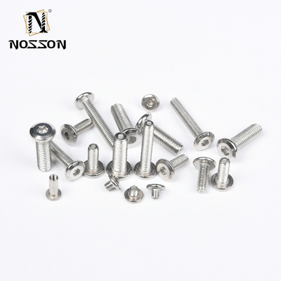 M1.6-M20 ISO Standard Stainless Steel Flat Head Countersunk Hexagon Socket Screw for Furniture Assembly Metric Measurement System