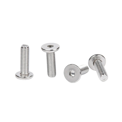Metric Measurement System Stainless Steel Flat Head Hexagon Socket Bolts for M1.6 M2 M2.5 M3 M4 M5 M6 M8 M10 M12 M14 M16 M20