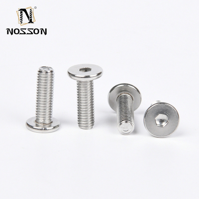 Metric Measurement System Stainless Steel Flat Head Hexagon Socket Bolts for M1.6 M2 M2.5 M3 M4 M5 M6 M8 M10 M12 M14 M16 M20
