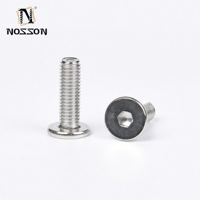 Metric Measurement System Stainless Steel Flat Head Hexagon Socket Bolts for M1.6 M2 M2.5 M3 M4 M5 M6 M8 M10 M12 M14 M16 M20