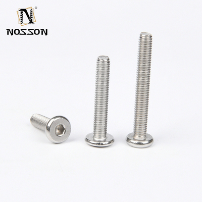 Metric Measurement System Stainless Steel Flat Head Hexagon Socket Bolts for M1.6 M2 M2.5 M3 M4 M5 M6 M8 M10 M12 M14 M16 M20