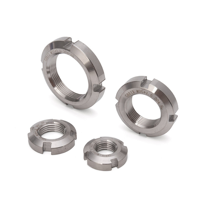 Steel DIN981 Slotted Bearing Locking Precision Round Nuts for Industrial Machinery Parts M3 M4 M5 M6 M8 M10 M12 Galvanized