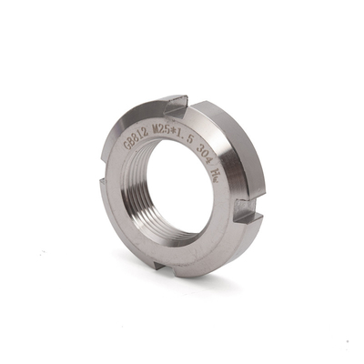 Steel DIN981 Slotted Bearing Locking Precision Round Nuts for Industrial Machinery Parts M3 M4 M5 M6 M8 M10 M12 Galvanized