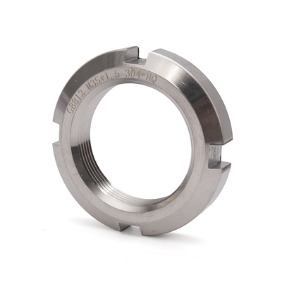 Steel DIN981 Slotted Bearing Locking Precision Round Nuts for Industrial Machinery Parts M3 M4 M5 M6 M8 M10 M12 Galvanized