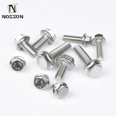 Zinc Coated M8 to M27 Size Plain Finish Carbon Steel Carriage Bolts with Hex Flange and Grade 8.8/10.9/12.9 Standard