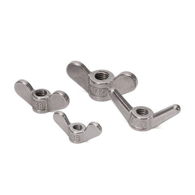 Metric Measurement System Wing Nuts Butterfly Stainless Steel 304 316 M2M3M4M5 Din315 for Water Treatment Effectiveness
