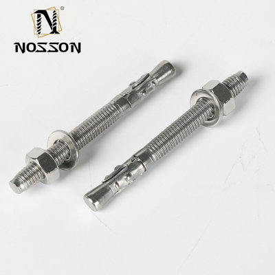 Metric DIN Hot Dip Galvanized Steel Wedge Anchor Expansion Bolts M6 M8 M10 M12 M16 Strong Hold for Construction Projects