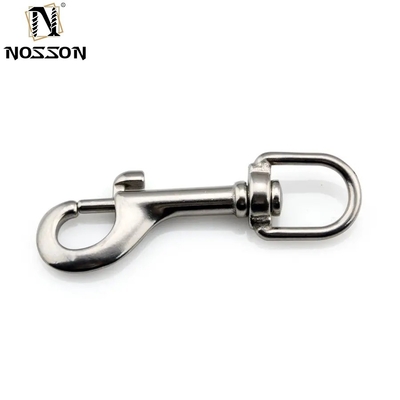 Plain Finish Stainless Steel Bolt Snap Swivel Carabiner for General Industry 10mm