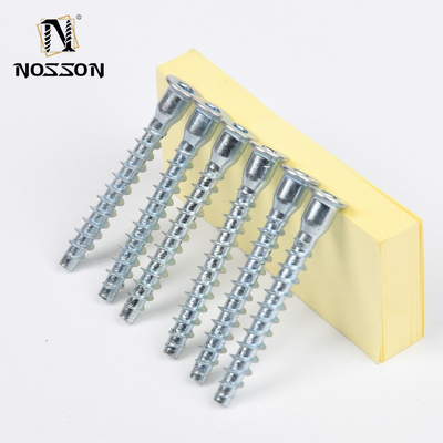 Wooden Hex Socket Flat Head Confirmative Chipboard Screws in Metric Size M1.6 M2 M2.5 M3 M4 M5 M6 M8 M10 M12 M14 M16 M20