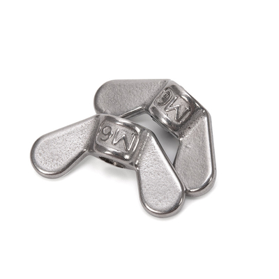 Galvanized Metric M8 Stainless Steel Butterfly Wing Nuts for Heavy-Duty Industrial Applications in Metric Syste