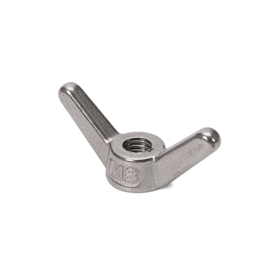 Oil Gas Industry Metric Measurement System Wing Nut SS304 Butterfly Nuts DIN315 Stainless Steel M6 M8 M10 with Galvanized Finish