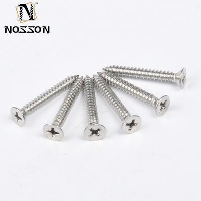 ANSI/ASME Standard Stainless Steel Round Countersunk Head T30 Machine Thread Security Self Tapping Screw with Oval Head