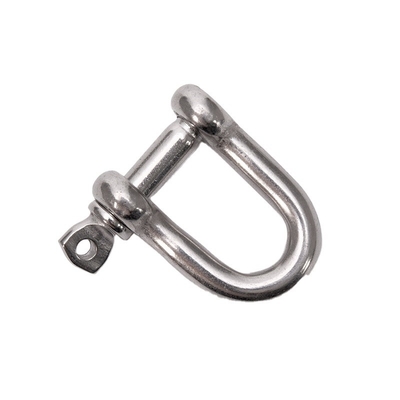 Polished Metric DEE Shackles with Electric Galvanized D Shackle Hardware in 8mm Size