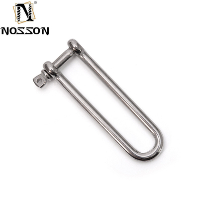 Marine Hardware High Polished 316 Stainless Steel Wide D Shackle for Industrial Rigging Applications in M5-M12