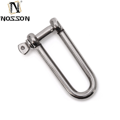 Marine Hardware High Polished 316 Stainless Steel Wide D Shackle for Industrial Rigging Applications in M5-M12