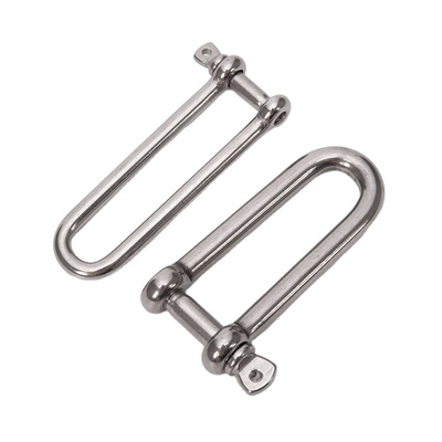 8mm Polished Marine D-type DIN82101 Heavy Duty Hardware Shackle With Coller Pin for Lifting in Retail Industry Solutions