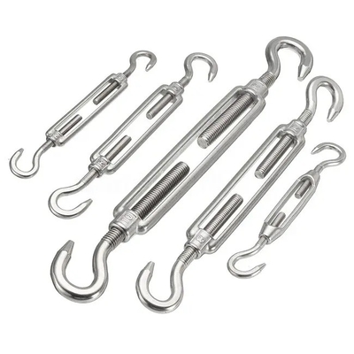 316 Stainless Steel Frame Type Eye Hook Turnbuckle for Heavy Duty Wire Rope Tensioning and Durability in Mining Industry