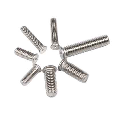 Industry Silver Finish M3 M4 M5 M6 M8 M10 Capacitor Discharge Carbon Steel Solder Point Nail Bolt Copper Plated Spot Welding Screw