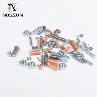 Industry Silver Finish M3 M4 M5 M6 M8 M10 Capacitor Discharge Carbon Steel Solder Point Nail Bolt Copper Plated Spot Welding Screw