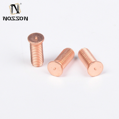 Industry Silver Finish M3 M4 M5 M6 M8 M10 Capacitor Discharge Carbon Steel Solder Point Nail Bolt Copper Plated Spot Welding Screw