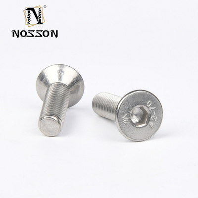 M1.6 M2 M2.5 M3 M4 M5 M6 M8 M10 M12 M14 M16 M20 ANSI Standard Steel Hexagon Socket Countersunk Head Tapping Screws