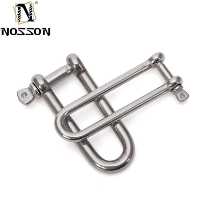 Marine Hardware Hot Forged D Shackle Stainless Steel Heavy Bow Load Clamp for Chain Rope Industrial Application