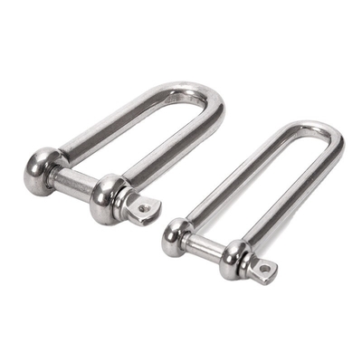 Performance and Adjustable Polished Stainless Steel 304 Bolt Type Safety U Type Anchor Shackle 8mm with Screw Collar Pin