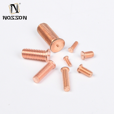 DIN Standard Stainless Steel 304 Polished Copper Plated Stud Welding Screw M3 M4 M5 M6 M8 for Industrial Applications