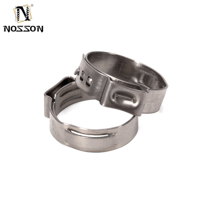 Stainless Steel Collar Pipe Clamps ZINC Finish and Adjustable Hose Clip for Customized Support in SS304 Stepless