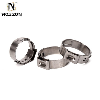 Stainless Steel Collar Pipe Clamps ZINC Finish and Adjustable Hose Clip for Customized Support in SS304 Stepless