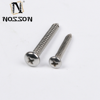 Head Style Flat Self Tapping Screw for M1.6 M2 M2.5 M3 M4 M5 M6 M8 M10 M12 M14 M16 M20 in INCH Measurement System Steel