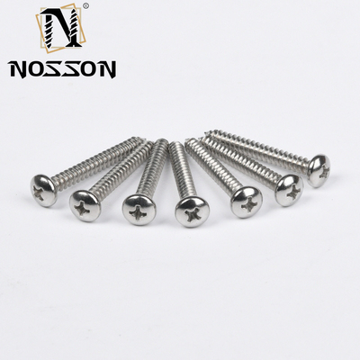 Head Style Flat Self Tapping Screw for M1.6 M2 M2.5 M3 M4 M5 M6 M8 M10 M12 M14 M16 M20 in INCH Measurement System Steel