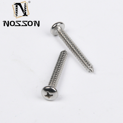 ANSI/ASME Standard Pan Head Self Tapping Torx Screw with INCH Measurement System and Chrome Plated Finish