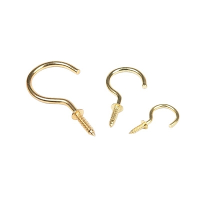ANSI/ASME Standard Black Oxide Finish Stainless Steel Open Eye Screw Hook for INCH Measurement System