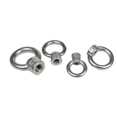 M2.5 M3 M4 M5 M6 M8 M10 M12 M14 M16 M20 Zinc Plated Lifting Eye Bolt with Nut Stainless Steel Eyebolts Closed Anchor Ring