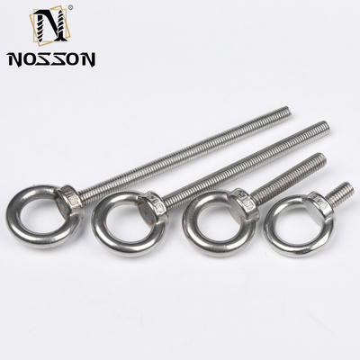 M2.5 M3 M4 M5 M6 M8 M10 M12 M14 M16 M20 Zinc Plated Lifting Eye Bolt with Nut Stainless Steel Eyebolts Closed Anchor Ring