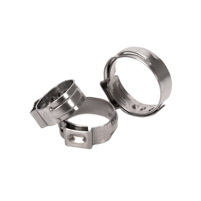 JIS Standard Industrial Single Ear Hose Clamp with Quick Adjustment and Metric Measurement System Made of Stainless Steel