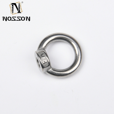 M2.5 M3 M4 M5 M6 M8 M10 M12 M14 M16 M20 Zinc Plated Lifting Eye Bolt with Nut Stainless Steel Eyebolts Closed Anchor Ring