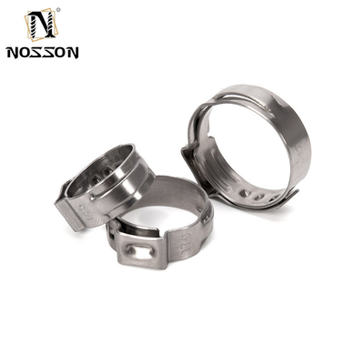 Sample Instock ODM Supported Single Ear Hose Clamps for Thin Thickness Pex Pipes