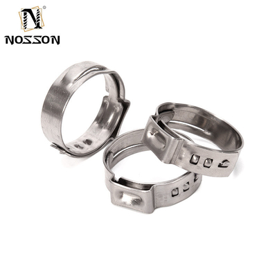 Sample Instock ODM Supported Single Ear Hose Clamps for Thin Thickness Pex Pipes