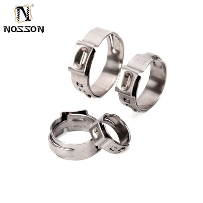 Sample Instock ODM Supported Single Ear Hose Clamps for Thin Thickness Pex Pipes