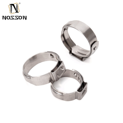 Sample Instock ODM Supported Single Ear Hose Clamps for Thin Thickness Pex Pipes
